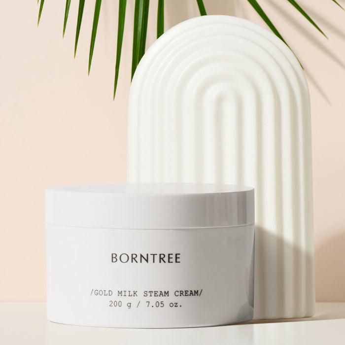 BORNTREE Gold Milk Steam Cream 200g