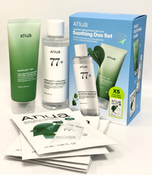 ANUA Heartleaf 77+ Soothing Duo Set