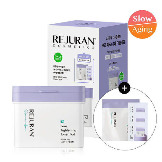 REJURAN Derma Healer Pore Tightening Toner Pad 220ml (60P) double Pack