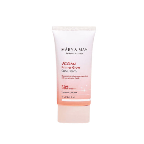 mary&may Vegan Primer Glow First Cream 50ml SPF 50+ PA++++