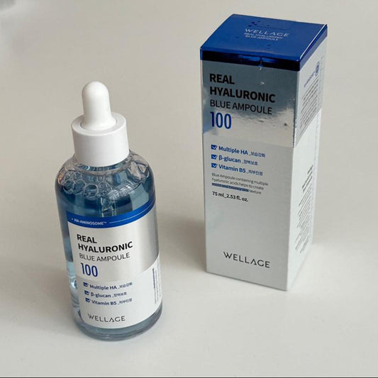 WELLAGE Real Hyaluronic Blue 100 Ampoule 75ml