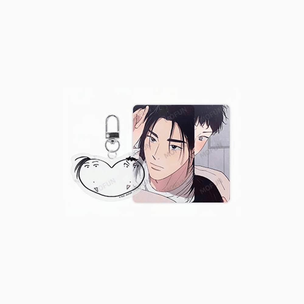 1 to 10 x Mofun - Heart Keyring Set - MOFUN - Acrylic Keyring - Harumio