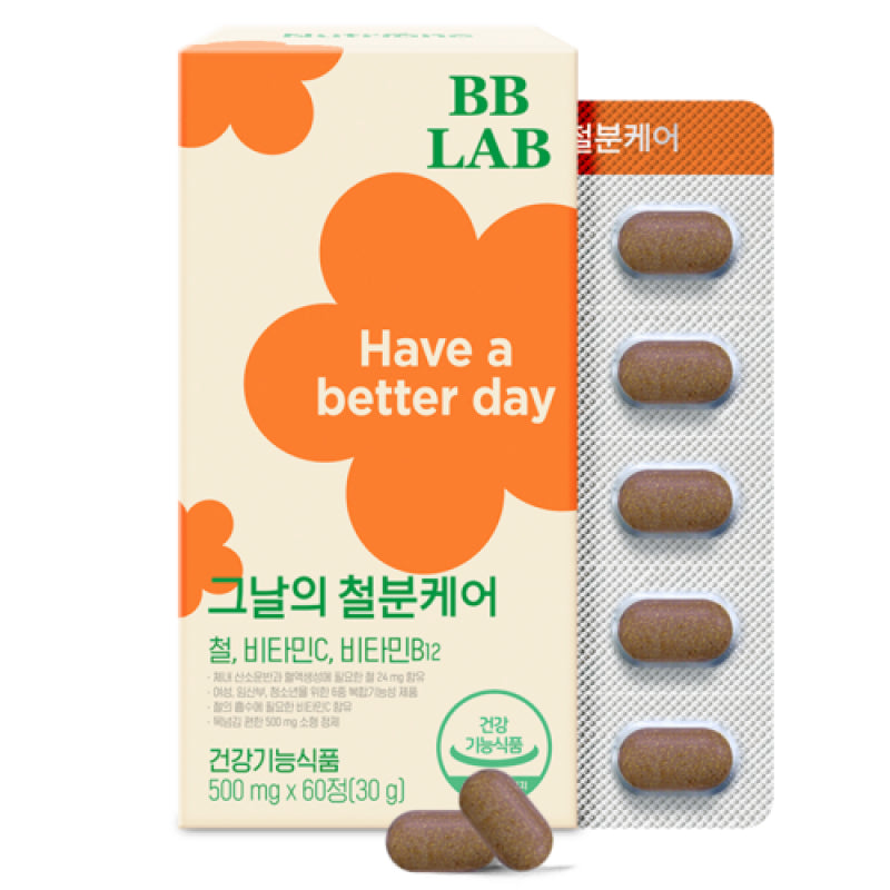 BB Lab Iron Care Vitamin C Vitamin B, 60 tablets