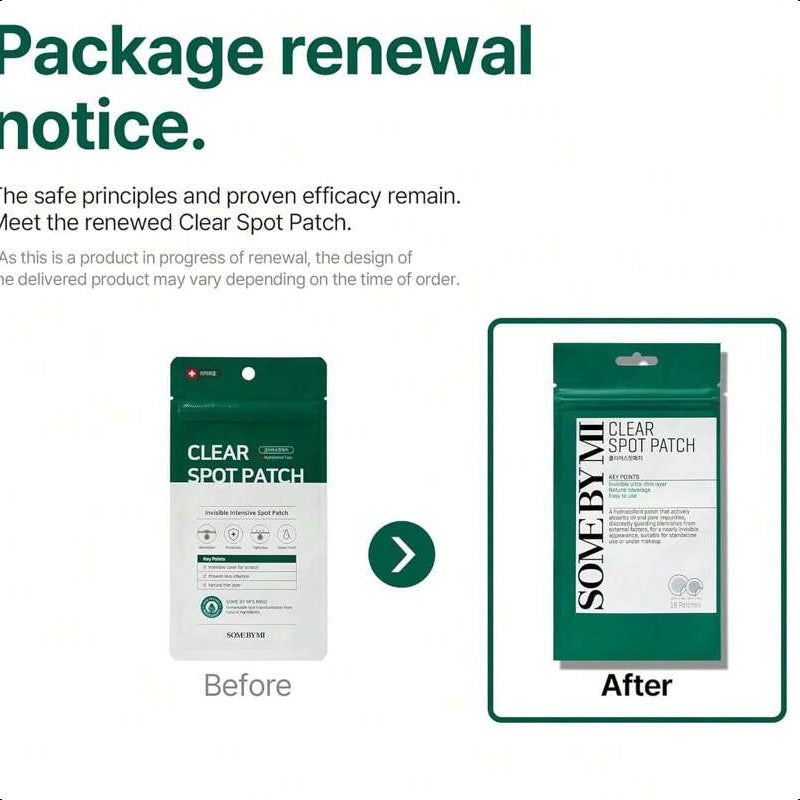 SOME BY MI 30 Days Miracle Clear Spot Patch - Pack Of 5, 90 Counts, 2 Size(10mm 45Counts, 12mm 45Counts)