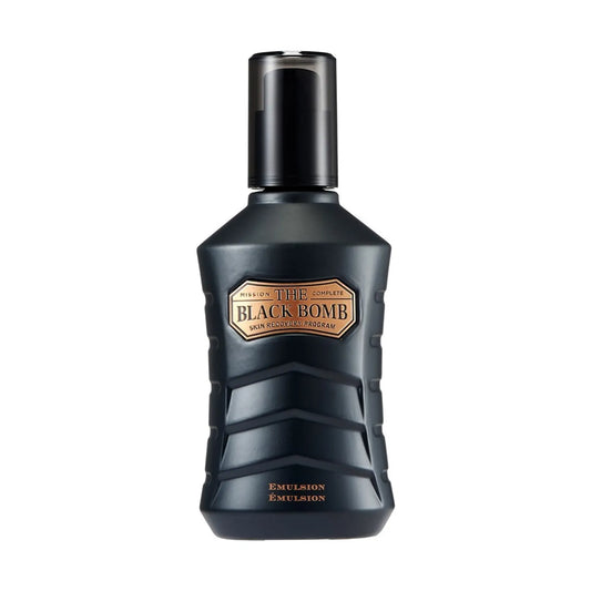 THE FACE SHOP The Black Bomb Set (Toner 140ml+Emulsion 130ml+Toner 32ml+Emulsion 32ml)