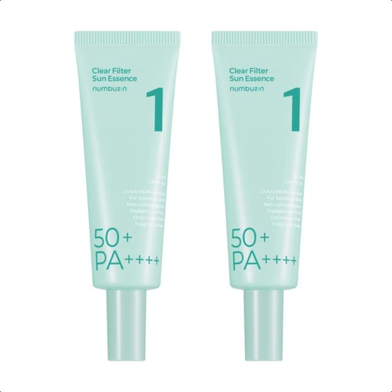 Numbuzin No.1 Clear Filter Sun Essence 50ml double pack