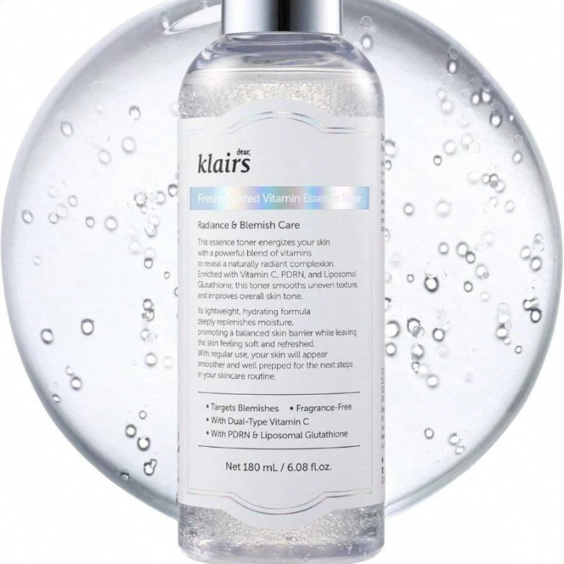 Dear, Klairs Freshly Juiced Vitamin Essence Pdrn Toner 180ml