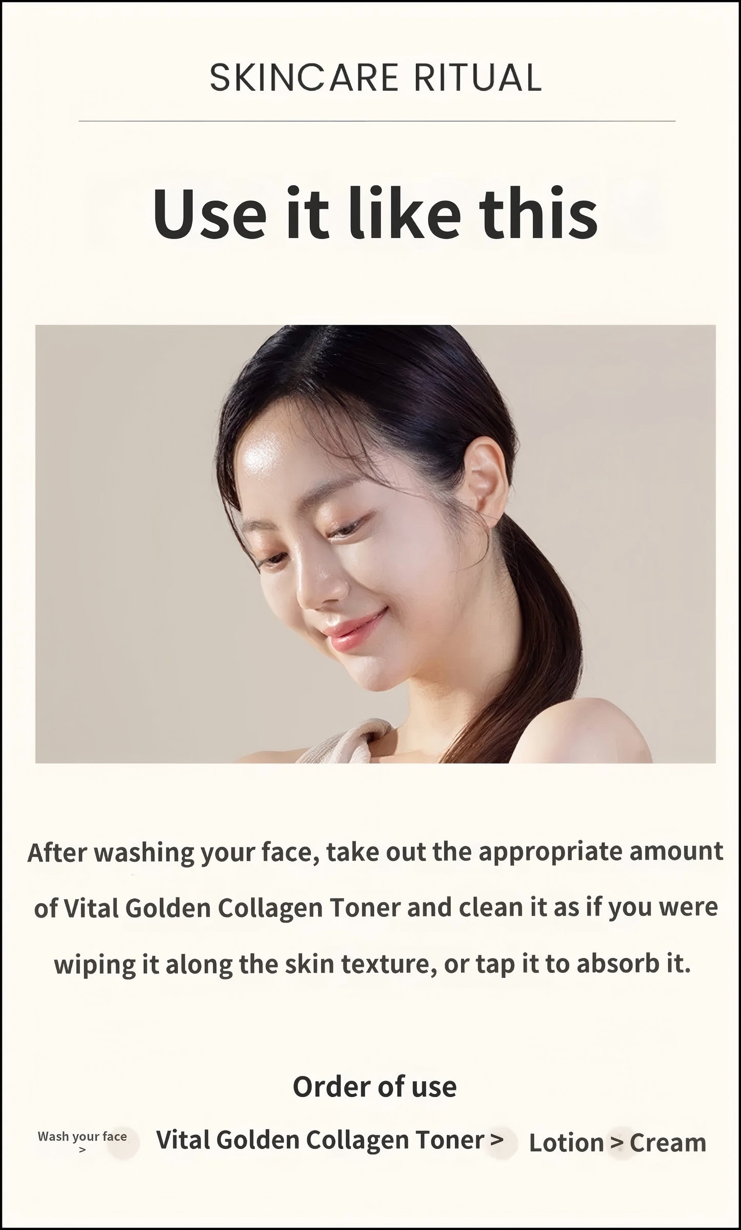 AHC Vital Golden Collagen Lotion 140ml