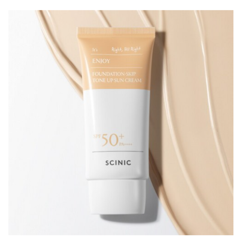 SCINIC Enjoy Foundation Skip Tone Up Sun Cream 50g