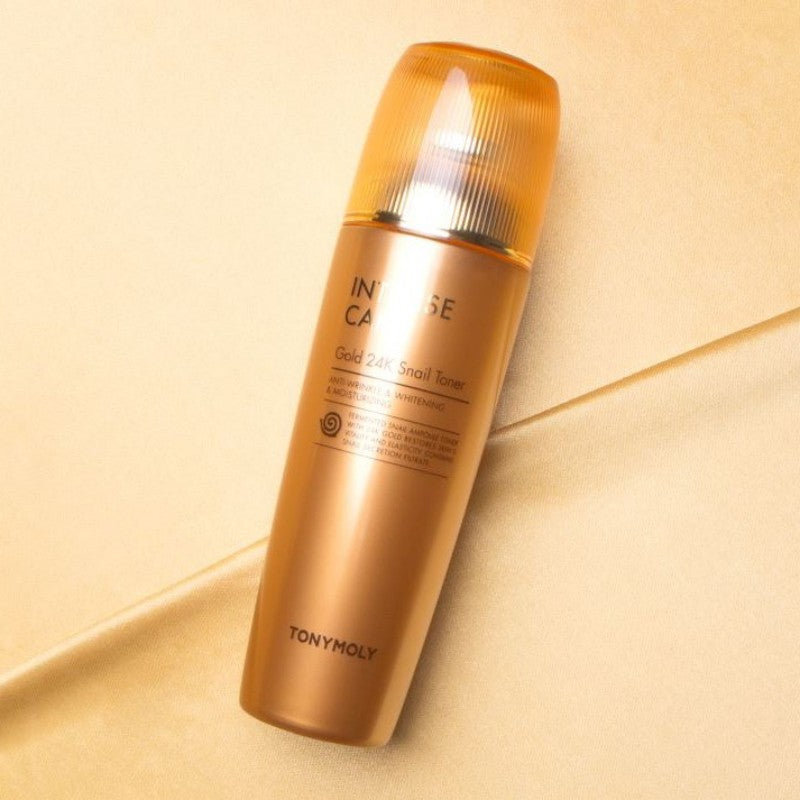 TONYMOLY Intense Care Gold 24K Snail Skincare Line(emulsion+toner+serum)