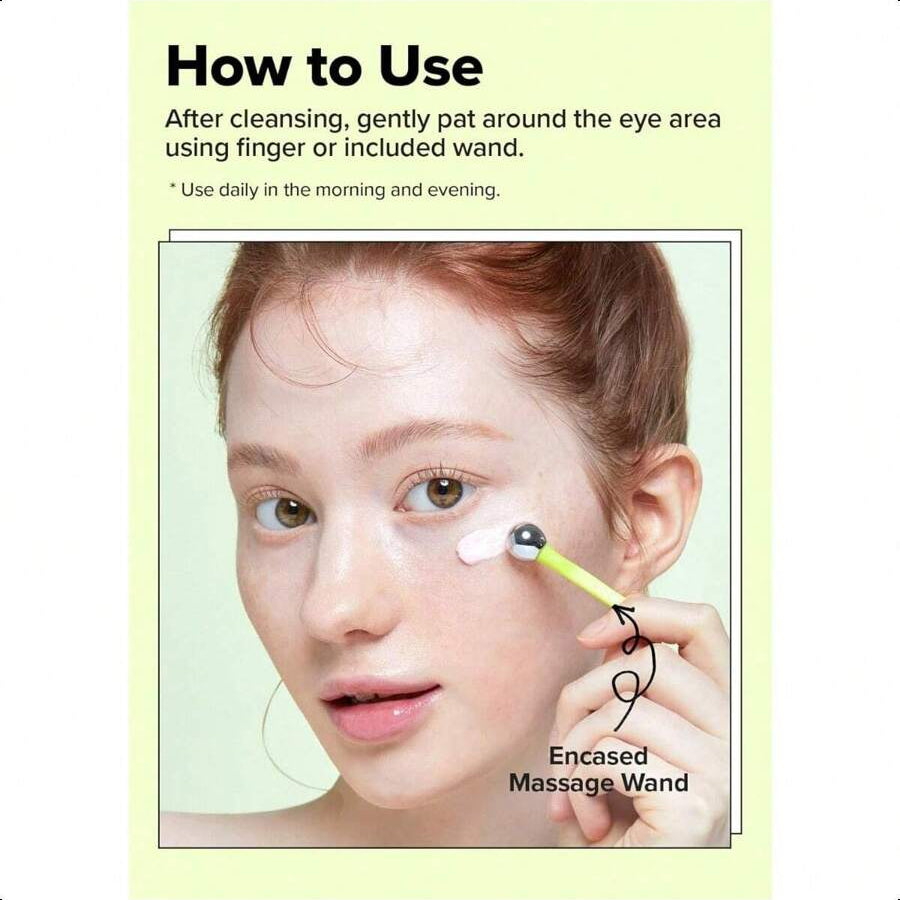 I Dew Care Vitamin C Eye Cream & Roller Set - Glow-Key | Korean Skin Care, Dark Circles Reducer