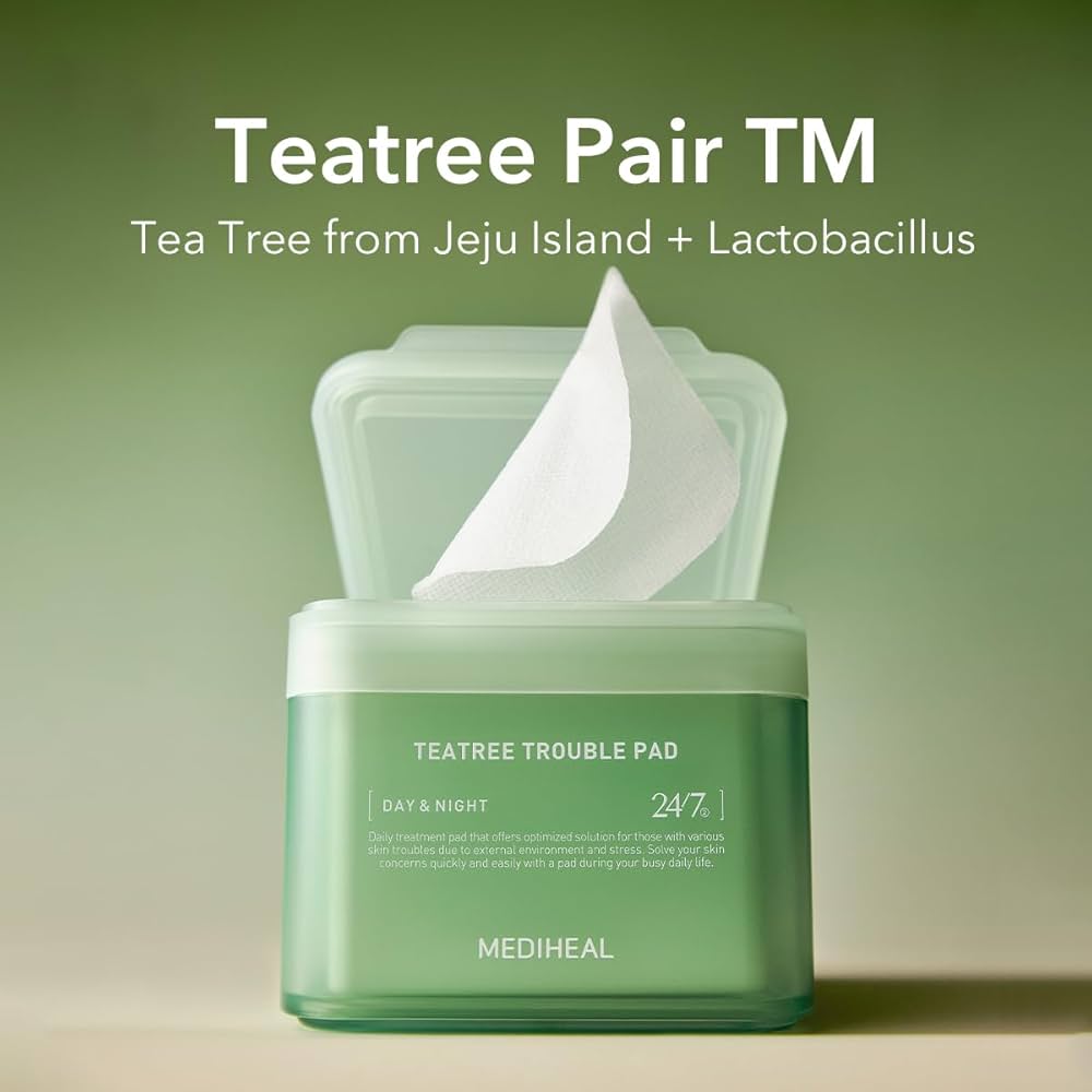 MEDIHEAL Teatree Trouble Pad (100 подушечек)
