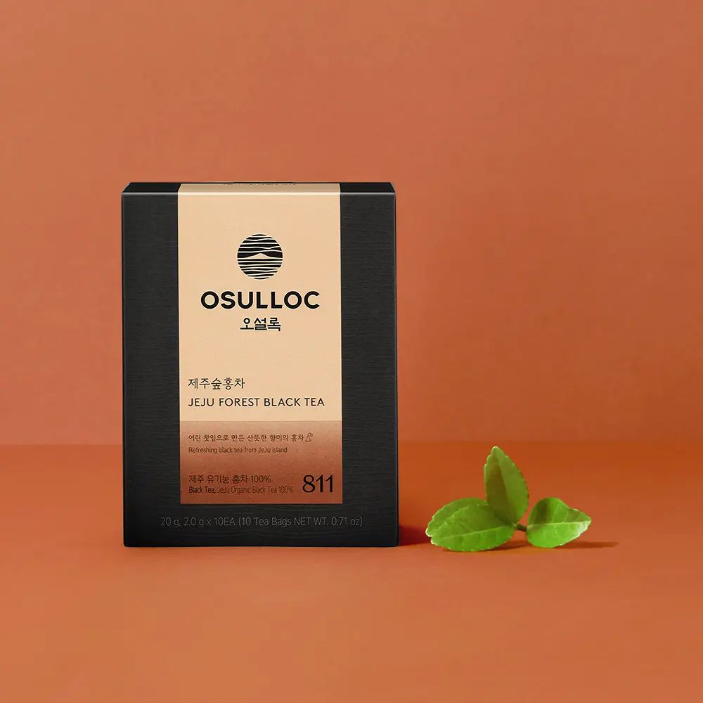 OSULLOC Jeju Forest Black Tea, 2g×10 Tea Bags 20g