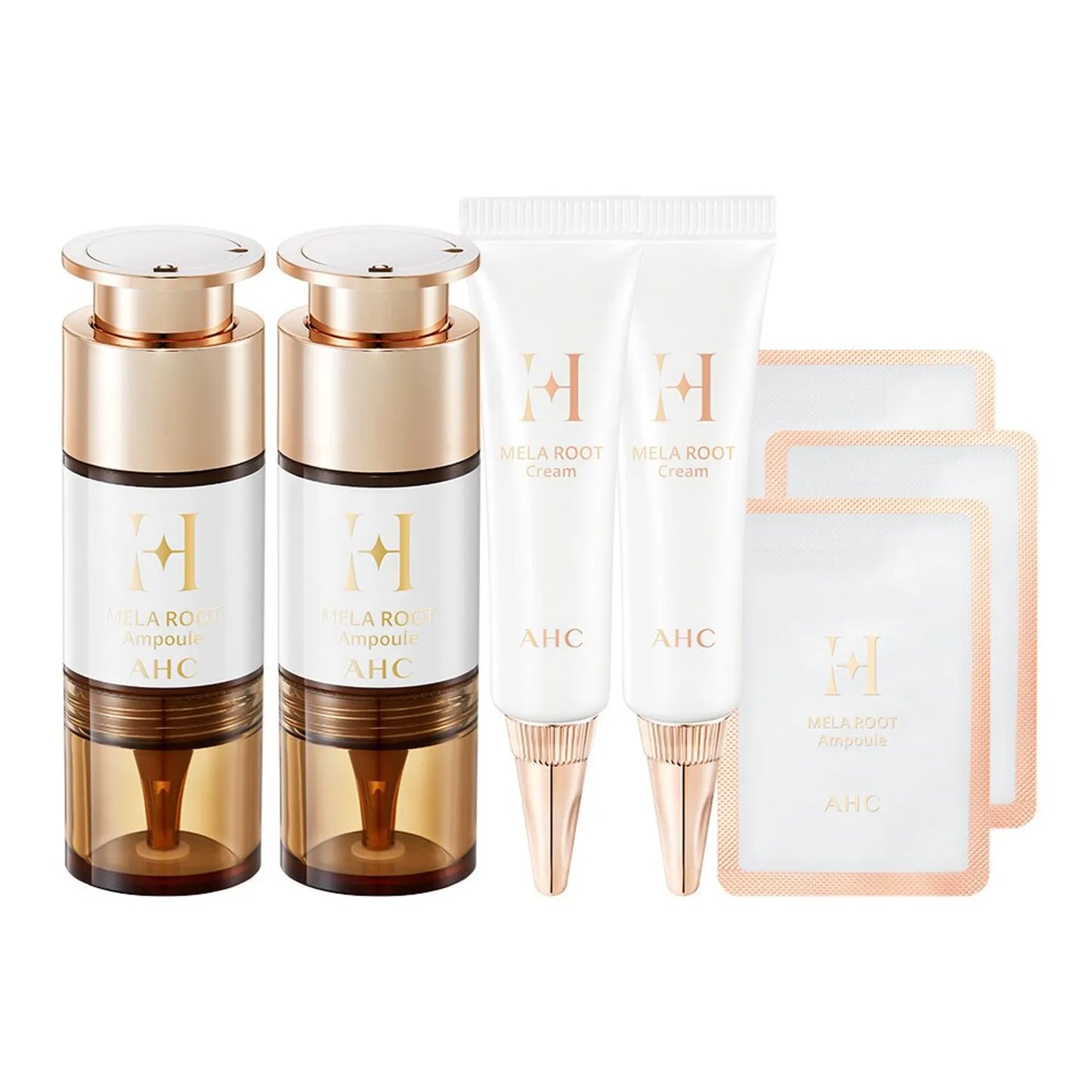 AHC H Mela Root Ampoule 10mL*2 Special Offer (+Cream 10mL*2+Ampoule 1.5mL*3)