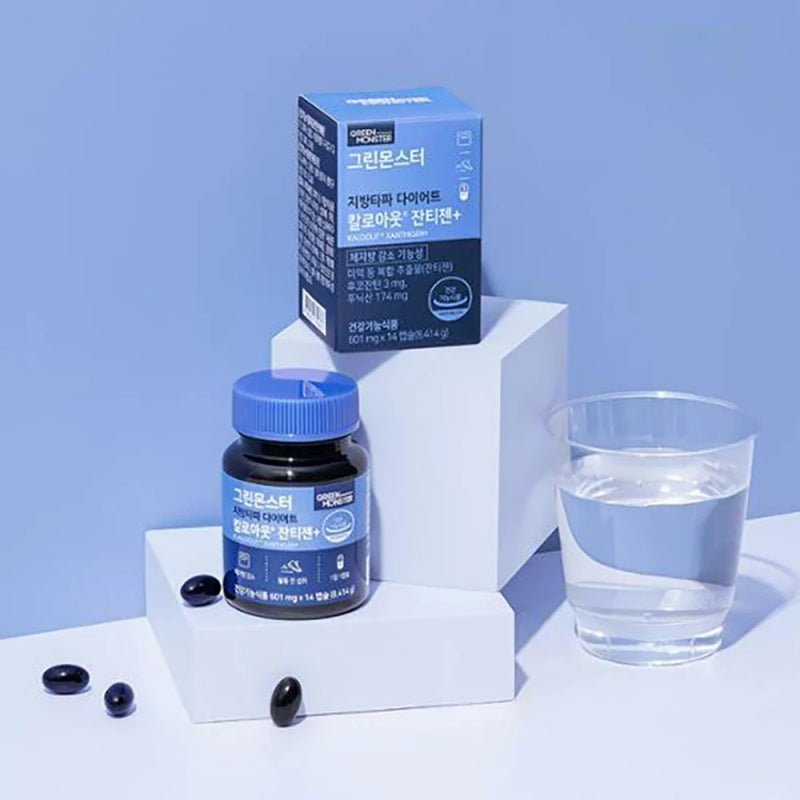 Green Monster Diet Kalout Xanthingen+ 601mg x 14 capsules(8.414g)