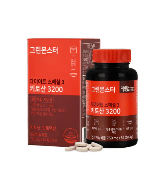 Green monster diet Chitosan 3200mg*84 Tablets(63g)