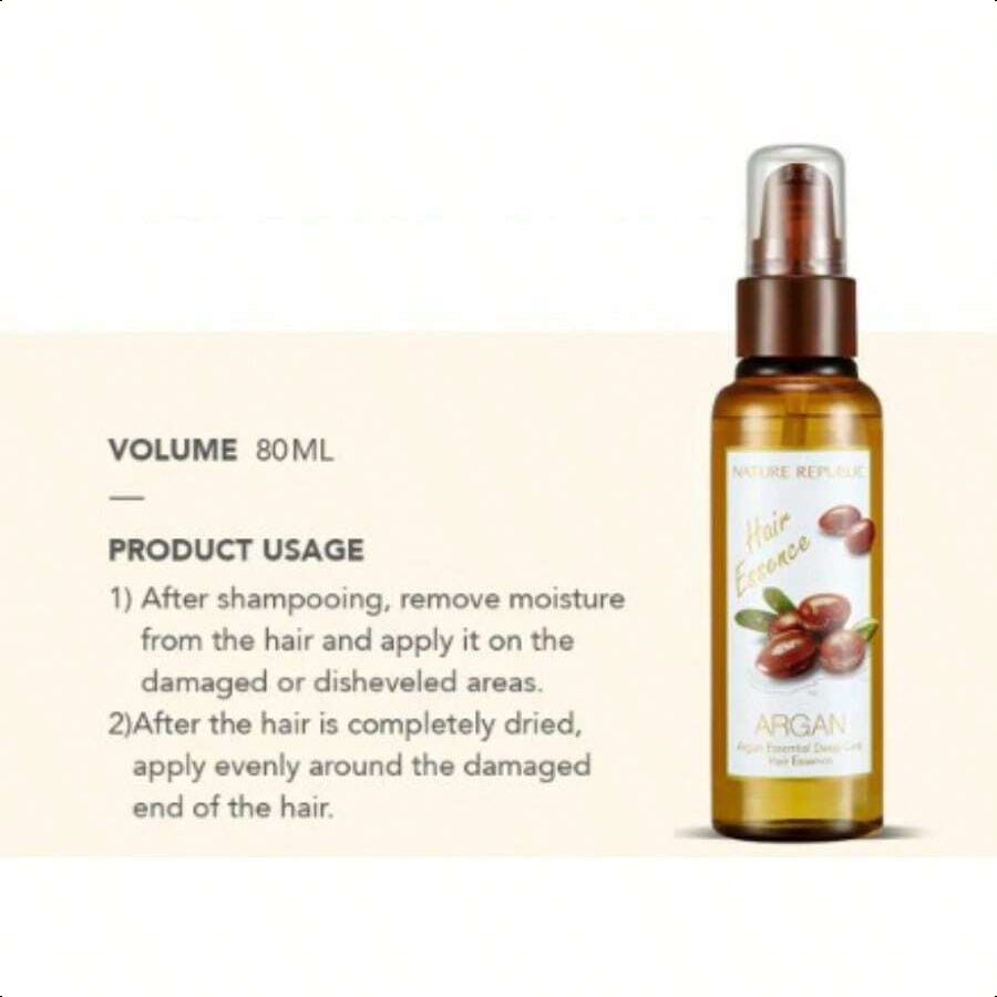 NATURE REPUBLIC Argan Essential Deep Care Hair Essence 80ml
