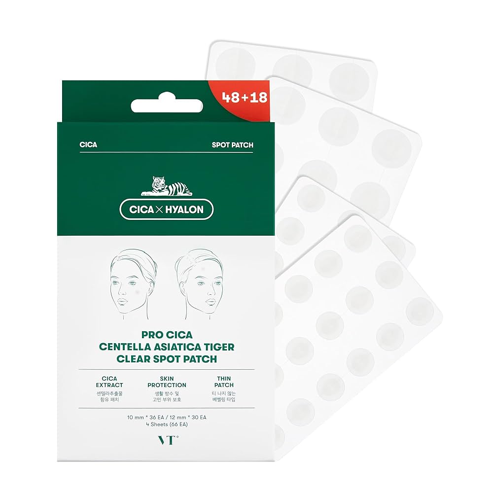 VT Pro Cica Centella Asiatica Tiger Clear Spot Patch Set(48+18ea)