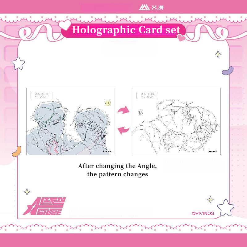 Alien Stage x Aimon Line Art Badge Set & Holographic Card Holder Set(in stock now)