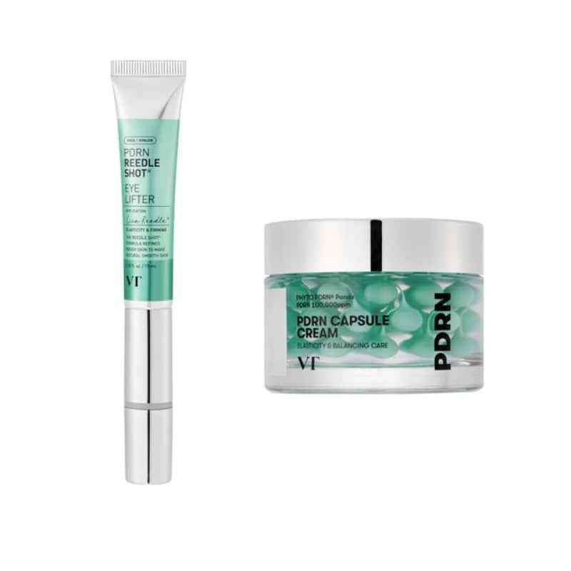 VT - Bundle: PDRN Reedle Shot Eye Lifter 15ml+ PDRN Capsule Cream 100 50ml