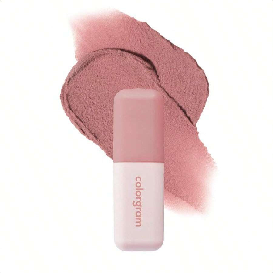 Colorgram NUDE BLUR TINT 02 CHARMING PINK | Soft Velvet Matte Lip Stain & Cheek Tint | Lightweight Blurring Tint For A Smooth