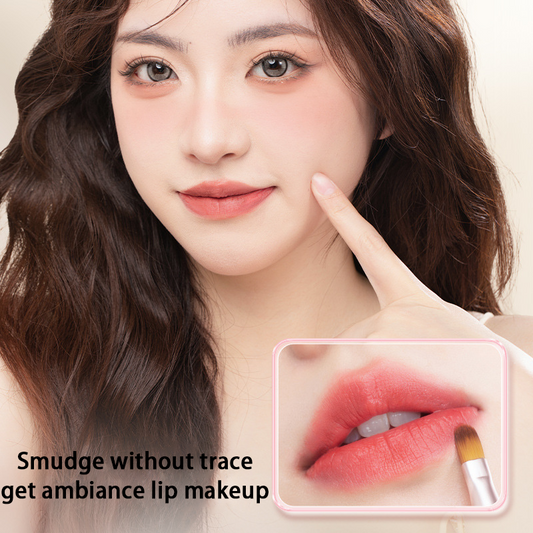 Inhak Dual Lip Brush Retractable Lip Makeup Brush Lipstick Lip Gloss Brush