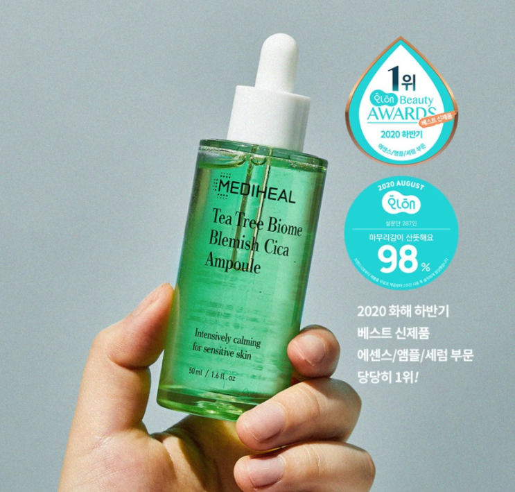 mediheal Tea Tree Biome Blemish Cica Ampoule 50ml