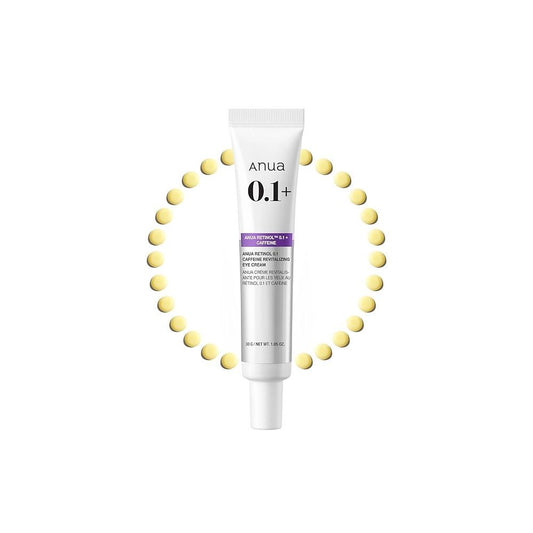 Anua Retinol 0.1+ Caffeine Revitalizing Eye Cream 30g