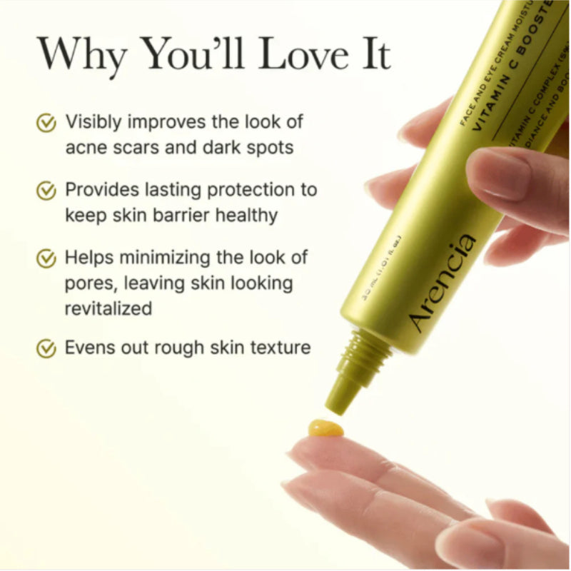 Arencia Vitamin C Booster Shot 30ml – Brightening Korean Serum