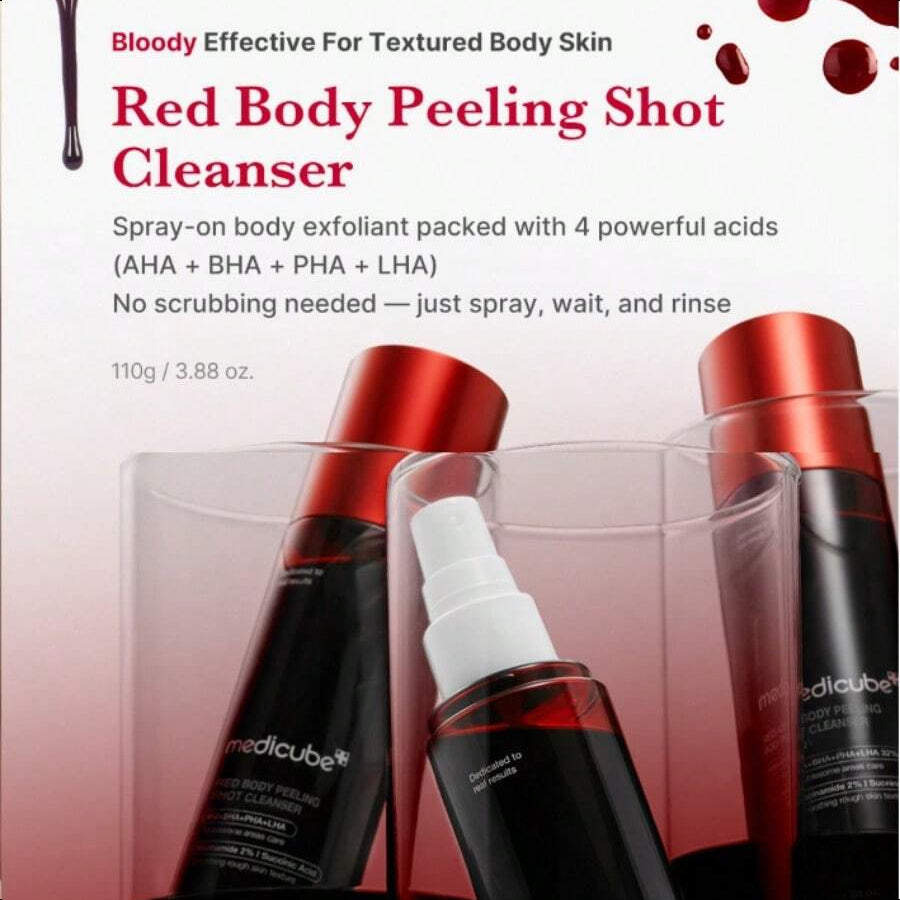 Medicube Red Body Peeling Shot Cleanser 110g