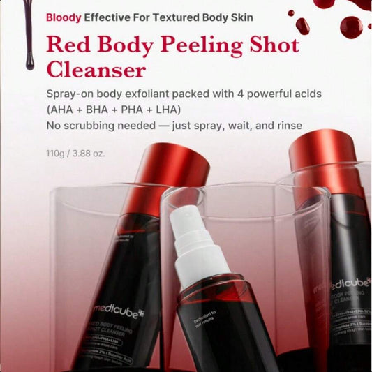 Medicube Red Body Peeling Shot Cleanser 110g