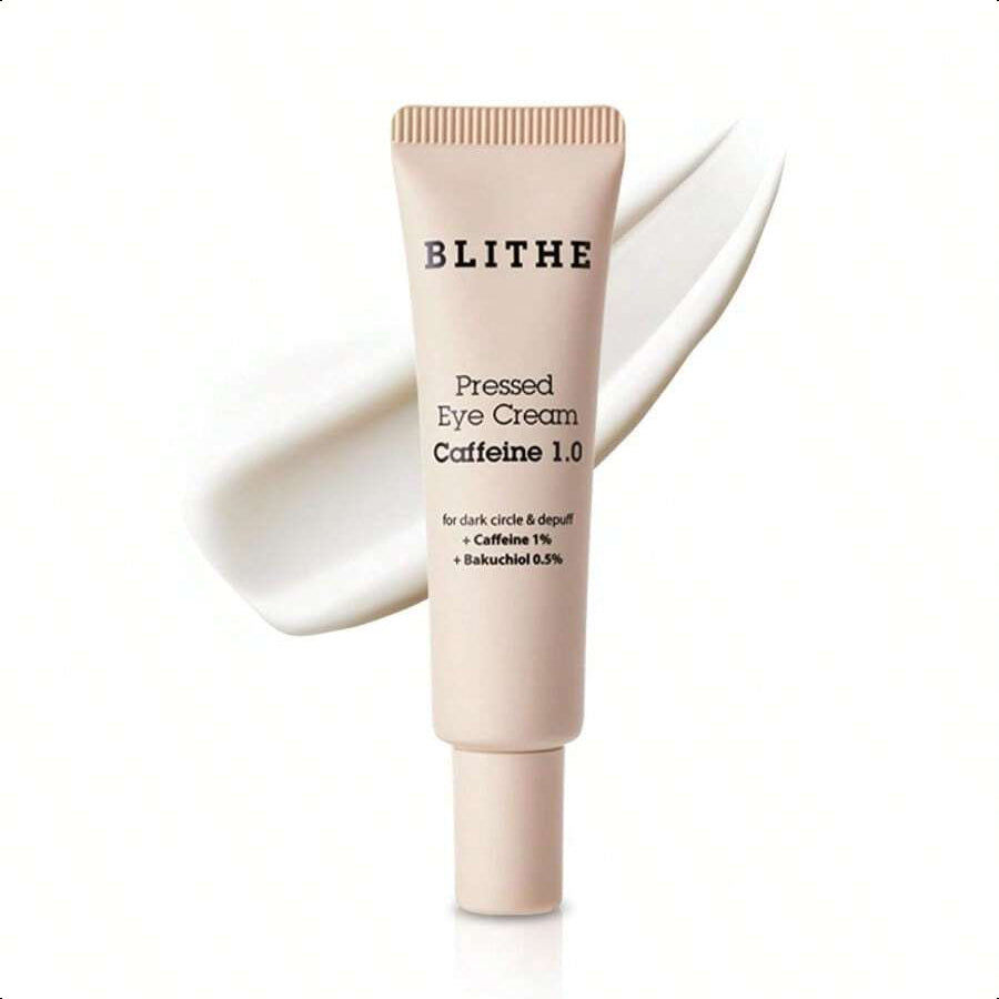 Blithe Caffeine Eye Serum For Dark Circles And Puffiness, Plant-Based Retinol, Bakuchiol, Niacinamide, Sodium Ascorbyl Phosphate 0.67 Fl Oz