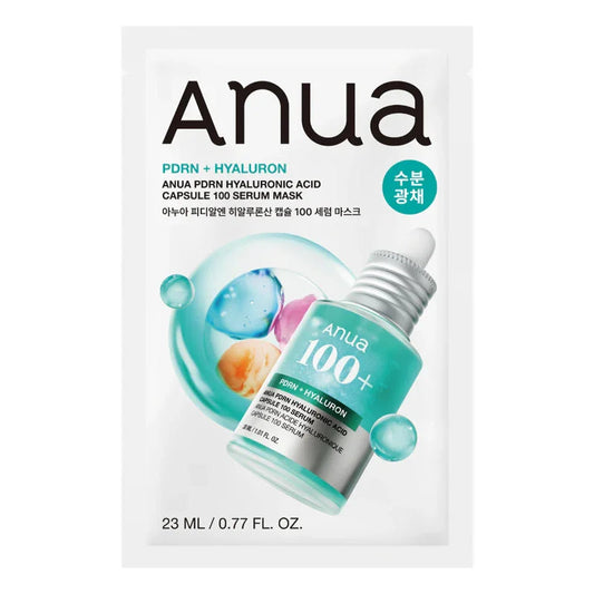 ANUA PDRN Hyaluronic Acid Capsule 100 Serum Mask 10PCS