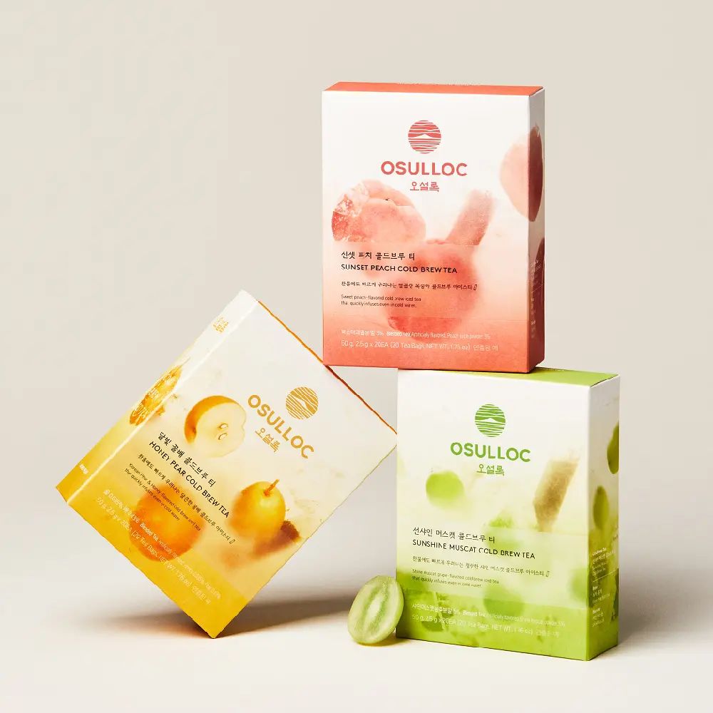 OSULLOC Sunshine Muscat Cold Brew Tea, 20 Tea Bags