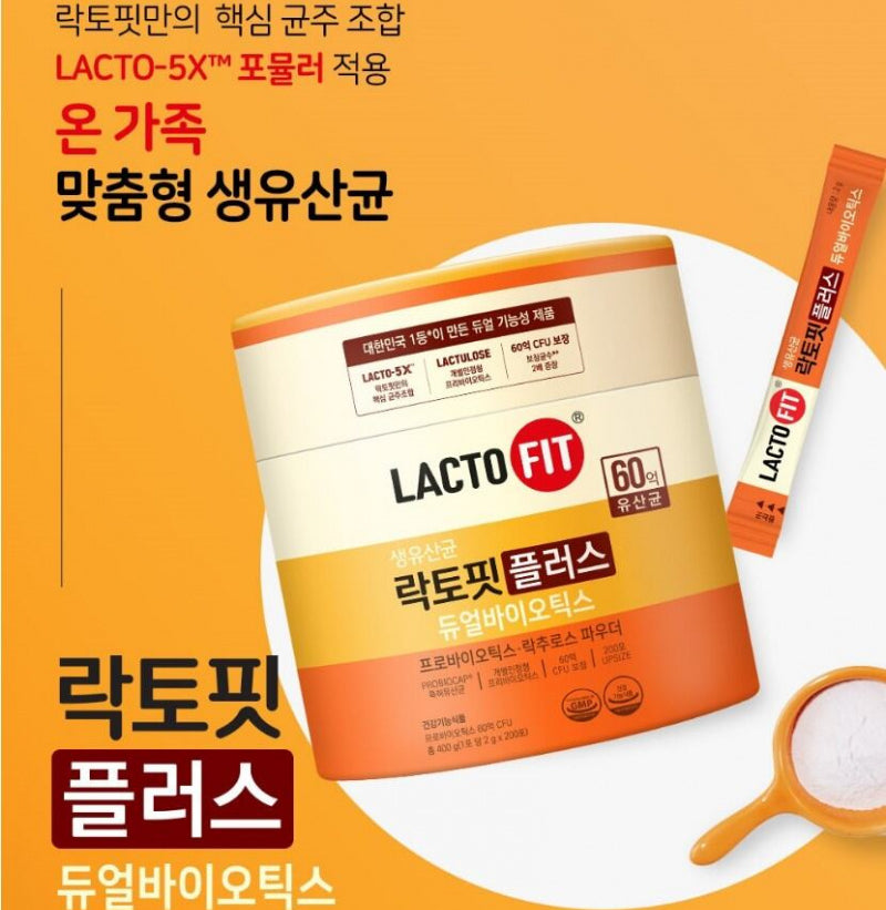 Chong Kun Dang Health Lactofit Live Probiotics Plus Probiotics 2g x 200 Packets