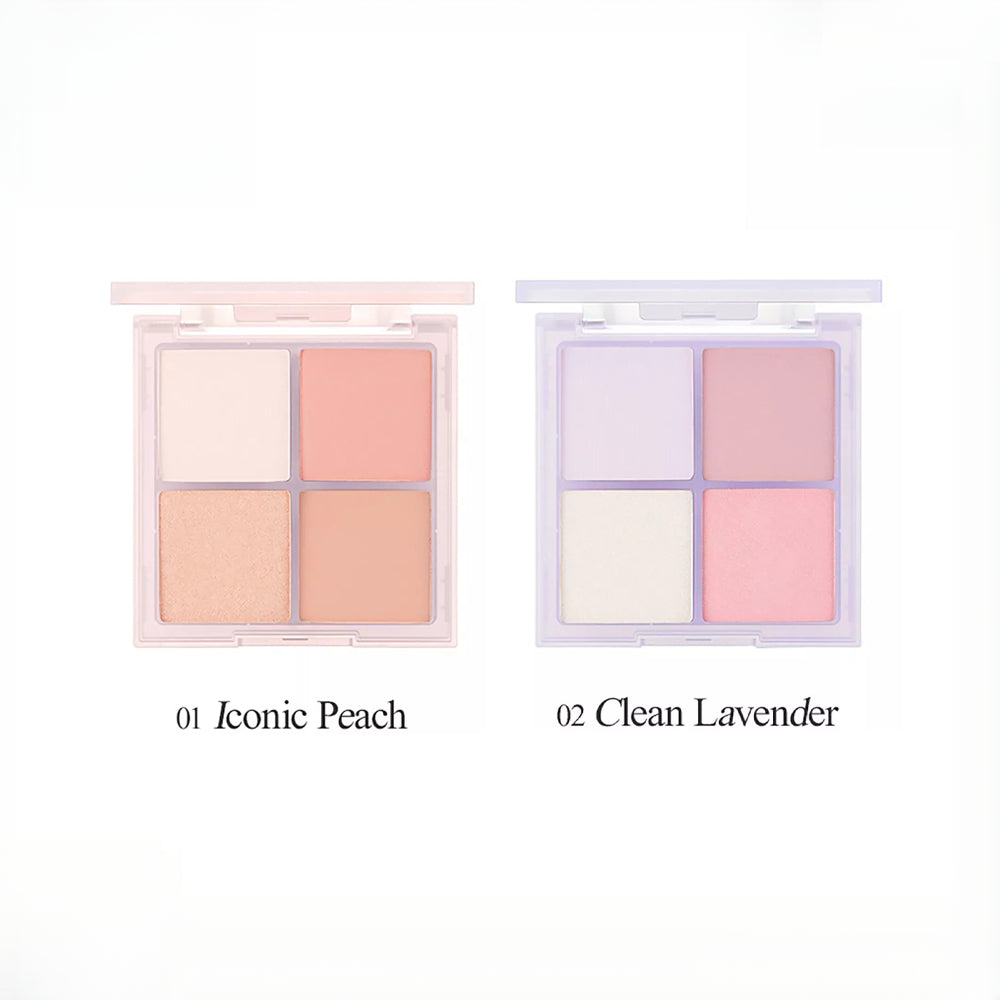 VDL Cheek Stain Blusher Palette 2 types 10g
