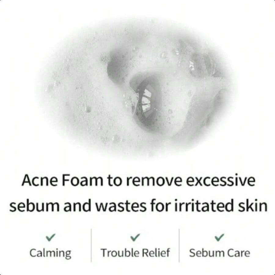 Farmstay Tea Tree Biome Low PH Calming Cleanser 180ml - Daily Facial Cleanser For Sensitive Skin, Korean Skin Care, Hydrating And Soothing Face Skin, Acne Free Cleansing Foam, Gentle Facial Cleanser, For