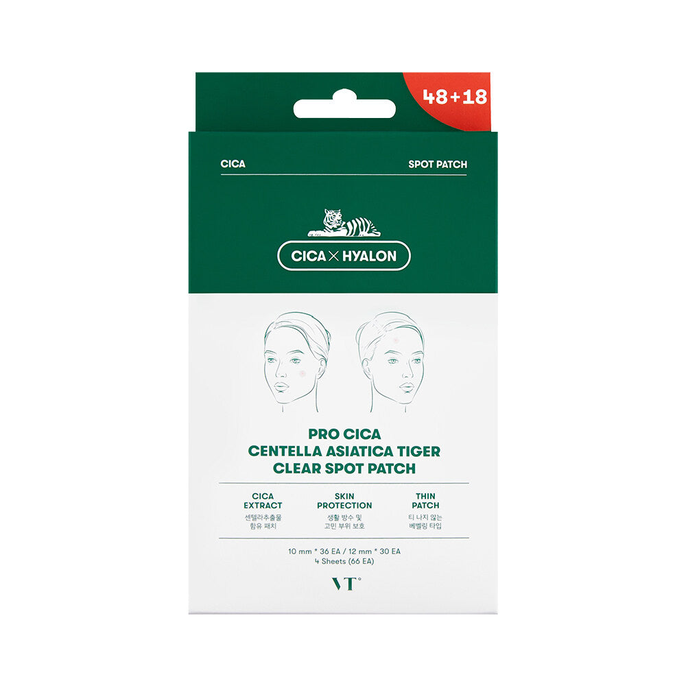 VT Pro Cica Centella Asiatica Tiger Clear Spot Patch Set(48+18ea)