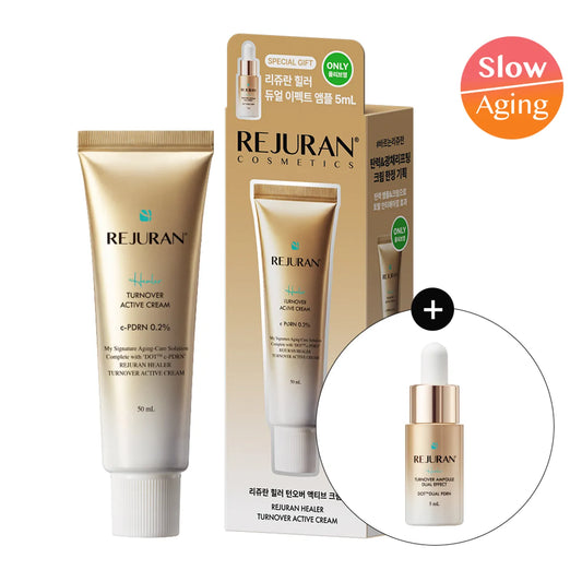 REJURAN Healer Turnover Active Cream 50ml Set (+Turnover Amoule 5ml*1ea)