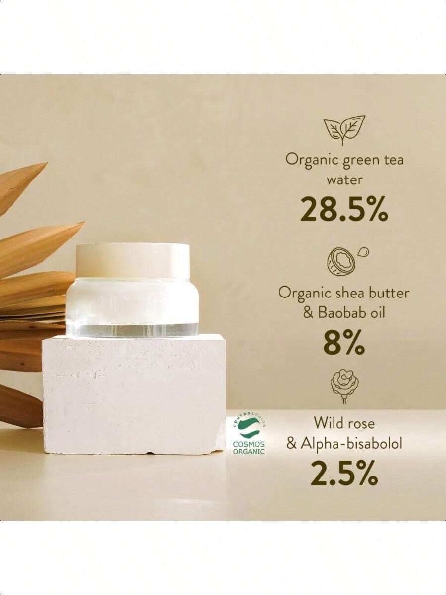 sioris Enriched By Nature Cream 50ml/1.69 Oz Supports Skin's Natural Barrier & Protects From Mositure Loss, Rosa Multiflora Flower Extract For A Smooth Texture