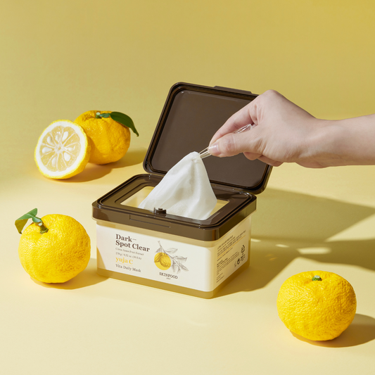 SKINFOOD Dark Spot Clear Yuja C Daily Mask 30ea