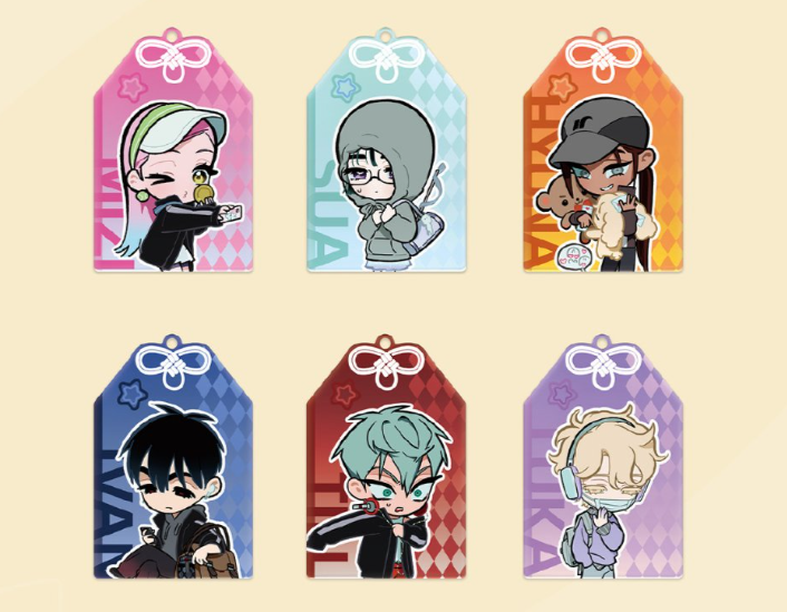 Alien Stage Love Series - Amulet Keychain