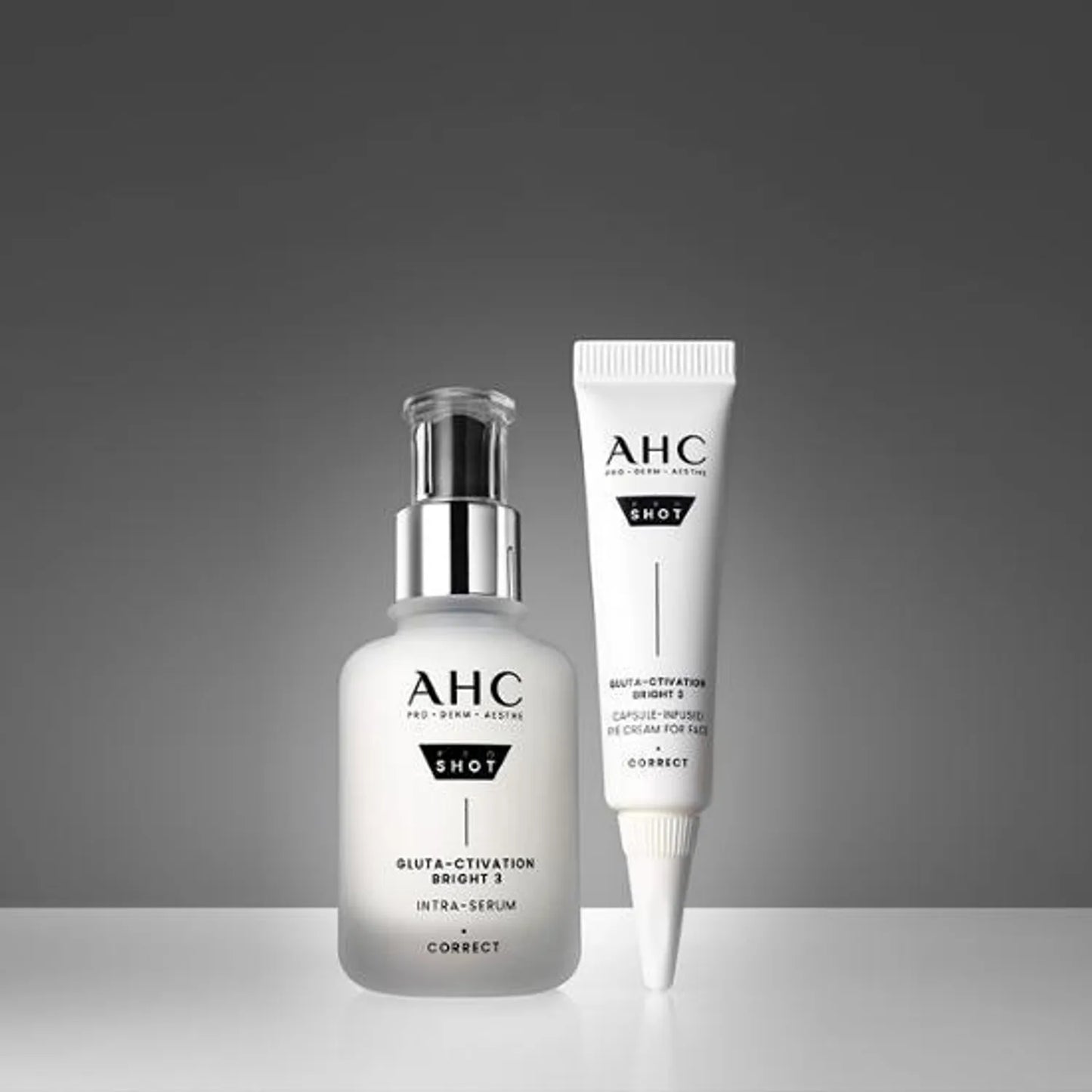 AHC Pro Shot GlutA-ctivation Bright 3 Intra-Serum 40ml Special Set (+Eye Cream 10ml)