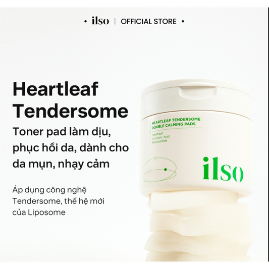 ilso Heartleaf Tendersome Double Calming Pad 60Pads 320g (11.28oz)