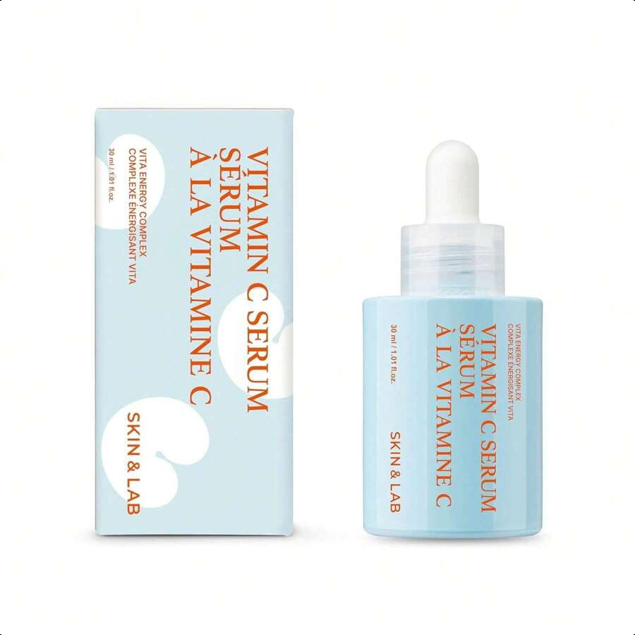 Skin&Lab Vitamin C Serum For Face With Hyaluronic Acid And Niacinamide 30ml/1.01 Oz