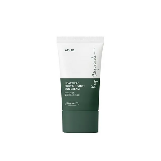 Anua Heartleaf Silky Moisture Sun Cream 50ml SPF 50+ PA++++