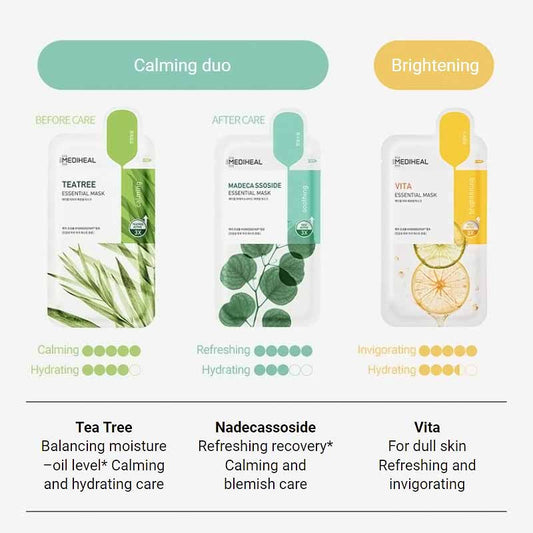 MEDIHEAL Ampoule & Esssential Mask EX 5ea