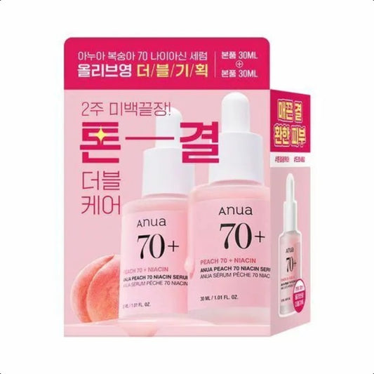 ANUA Peach 70 Niacin Serum 30ml Double Pack