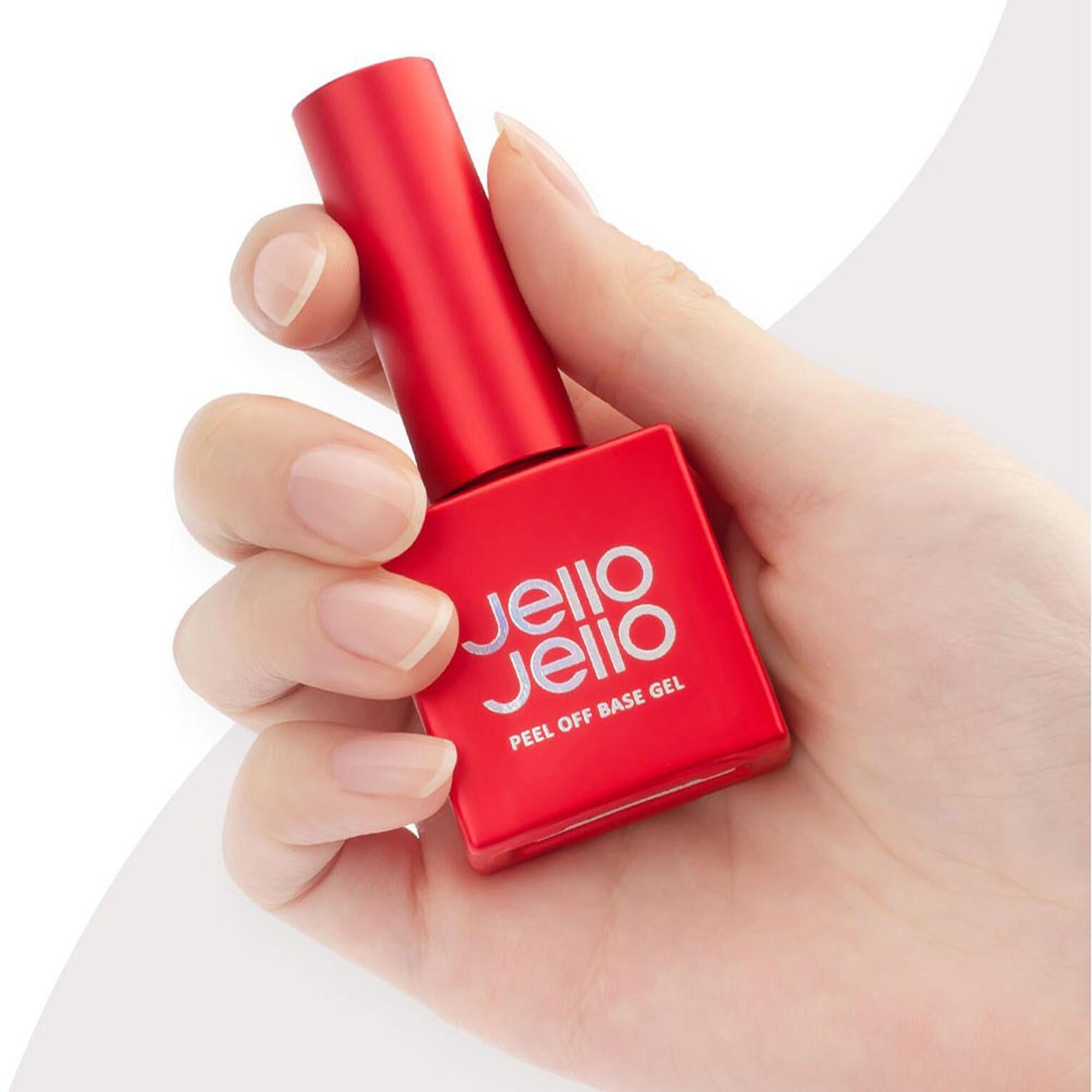 Jello Jello Peel Off Base Gel 10ml+ Exclusive One Kill Gel Nail Remover 30ml Set