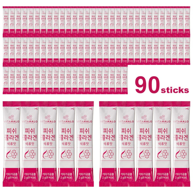 VITAHALO Vitahalo Fish Collagen Pomegranate Flavor 90 Sticks,180g